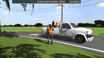 Immersive Virtual Learning Environment (IVLE) - Basic Flagger Course Game Play Demo