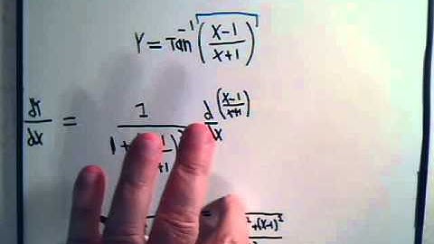Inverse Trig. Functions: Derivatives Example 3