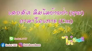 Video thumbnail of "ລືມໄລບ້ານປ່າ  ເສບສົດ ຄາລາໂອເກະ"