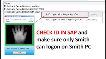 Palm Vein for Secure SSO Logon and Digital Signature in SAP with bioLock