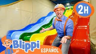 El colorido día de juego de Blippi! | Blippi | Moonbug Kids Parque de Juegos