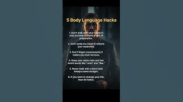 5 Powerful Body Language Hacks That Make You Instantly Confident 💪