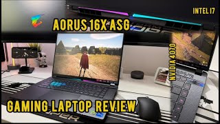 Aorus 16X Asg Gaming Laptop Review - Nvidia 4070, Intel I7!