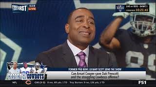 Bart Scott-Can Amari Cooper says Dak and the struggling Cowboys offense?First Things First 10/23/18