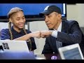 President Obama does the Hour of Code