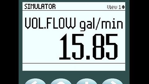 Siemens FS230 Clamp-On Flowmeter Output Simulation