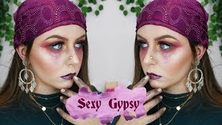 SEXY GYPSY/FORTUNE TELLER MAKEUP TUTORIAL|| Katie Sayer