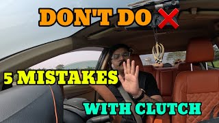 5 clutch use mistakes for new drivers| Learn to drive clutch control for learners| Rahul Drive Zone