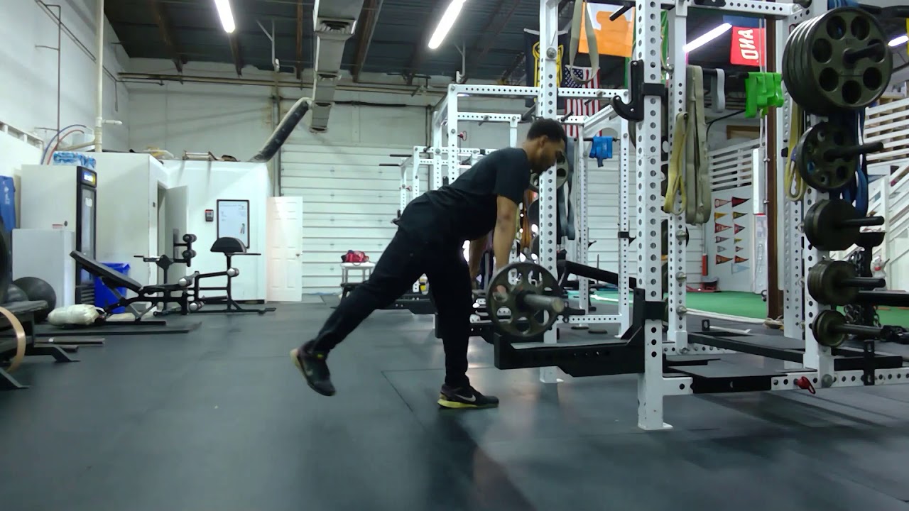 BB Single Leg RDl to Pins - YouTube
