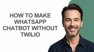 How to Make Whatsapp Chatbot Without Twilio - KevinHowTo
