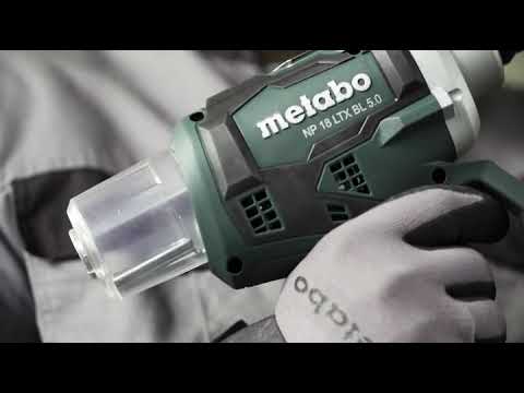 Metabo NP 18 LTX BL 5.0 Akumulatorski pištolj za pop nitne, Solo - video 5
