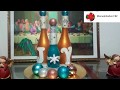 Ideas para decorar botellas para navidad /botellas JOY/ botellas con mensaje