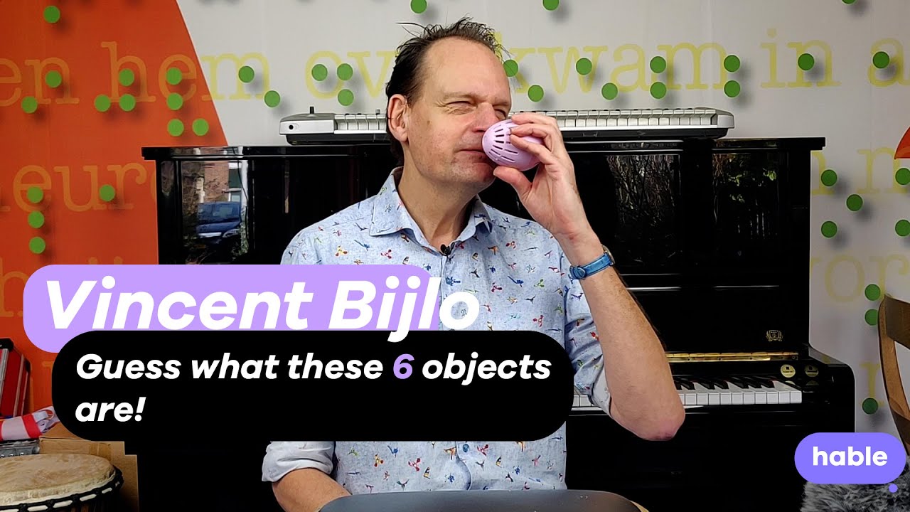 Blind Comedian Guesses Everyday Items | Vincent Bijlo | Always In Control with Hable