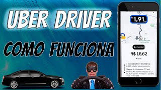 COMO FUNCIONA O APLICATIVO DA UBER PARA MOTORISTA | App UBER Driver screenshot 5