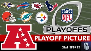 NFL Playoff Picture, Wild Card Schedule, Bracket, Matchups, Dates And Times For 2024 AFC Playoffs