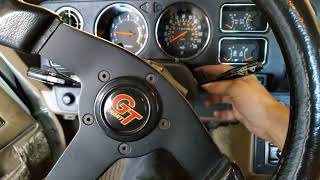 81 MkI Celica Supra Turbo TRD Prototype Fires Up