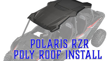Polaris RZR XP4 1000 Roof Install