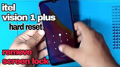itel vision 1 plus (L6501) hard reset//remove screen lock