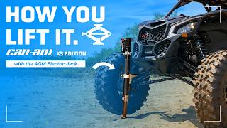 How to Lift a Can-Am X3 with the AGM Electric Jack PRO screenshot 1