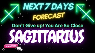🔥 SAGITTARIUS ♐️ NEXT 7 DAYS ✨ EVERYTHING WORKS TOGETHER FOR YOUR GOOD! 💫 