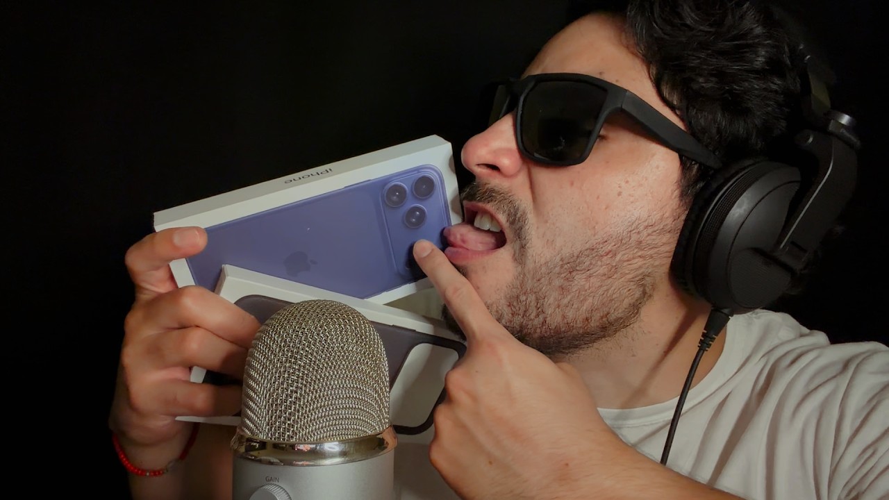 ASMR Super Tingly iPhone 17 Pro Max Unboxing (Mouth Sounds & Hand Movements)