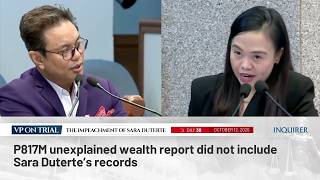 Full P817M unexplained wealth report did not include Sara Duterte’s records Update