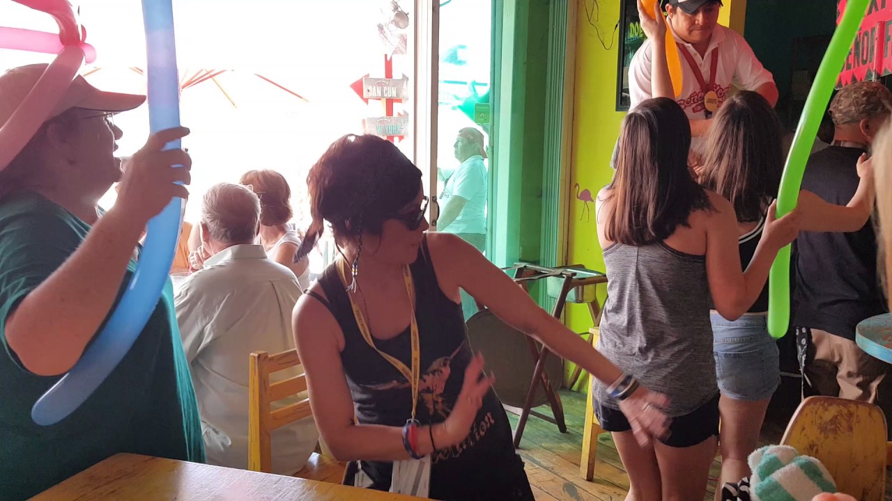 Invading Conga Line at Senior Frogs in Cozumel YouTube
