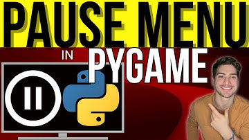 How to Make a Pause Menu in PyGame with Python!