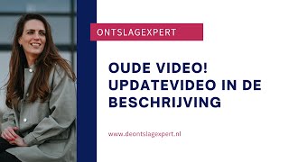 OUDE VIDEO: Hoe werkt ontslag na 2 jaar ziekte? Waar moet jij opletten!