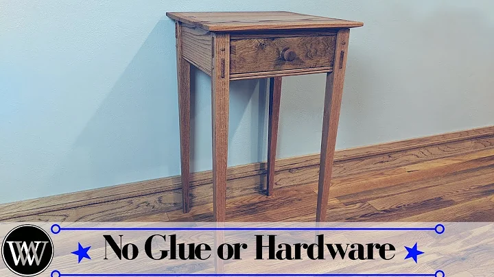 Making a Side Table Without Any Glue or Hardware |...