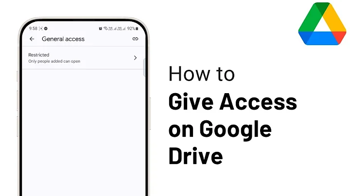 How To Give Access on Google Drive (Share Files & Folders)
