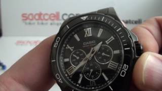 Casio Erkek kol saati Duro MTD-1075BK-1A1 inceleme ayarlama