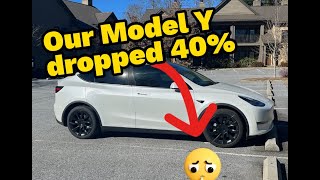 Model Y Value drops 40%!