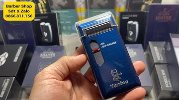 Máy Cạo Râu Khô Yandou Xanh Sc-312 Bản Cao Cấp, Giá 200k Bao Ship, Máy Khoẻ Chạy Êm Ko Gây Đau Rát