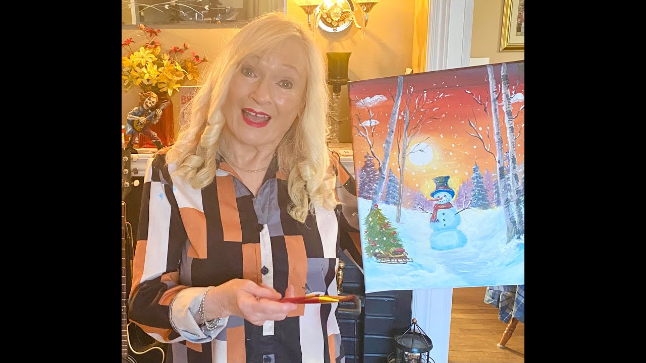 Allison Prior Acrylic Painting step by step - YouTube
