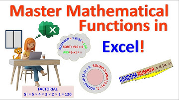 Master Mathematical Functions in Excel ABS, SQRT, ROUND, CEILING, FLOOR, FACT, & RAND Explained!