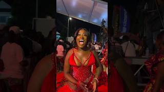 Fella Makafui on the red carpet at telecel ghana music awards 2024 #fella #medikal #tgma25