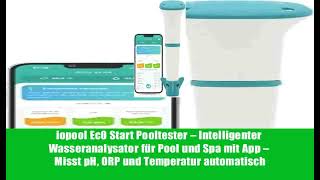 iopool EcO Start Pooltester – Intelligenter Wasseranalysator für Pool und Spa mit App – Misst