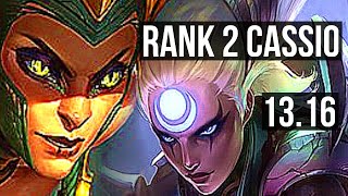 CASSIO vs DIANA (MID) | Rank 2 Cassio, Rank 7, 1.0M mastery, Godlike | EUW Challenger | 13.16 CASSIO vs DIANA (MID) | Rank 2 Cassio, Rank 7, 1.0M mastery, Godlike | EUW Challenger | 13.16