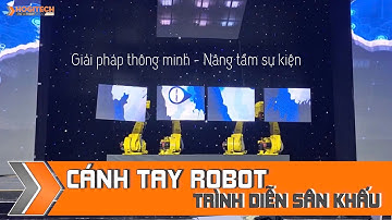 Nâng tầm sự kiện với Cánh tay Robot trình diễn sân khấu - Màn hình Led Hogitech
