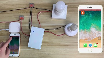 Wifi Light Switch. work with Tuya app.Voice control via amazon or Google Home.