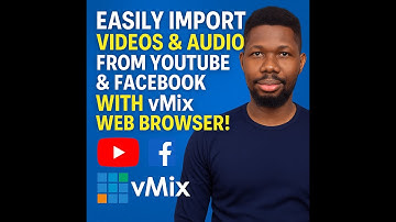 How to Import YouTube & Facebook Videos in vMix Using Web Browser Tool (Fast & Easy!)