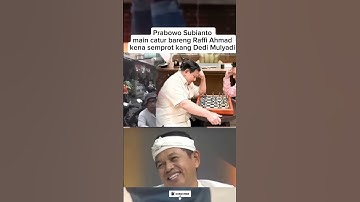 Prabowo Subianto main catur bareng Raffi Ahmad kena semprot kang Dedi Mulyadi #kangdedimulyadi