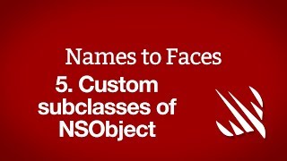 Custom subclasses of NSObject – Names to Faces, part 5