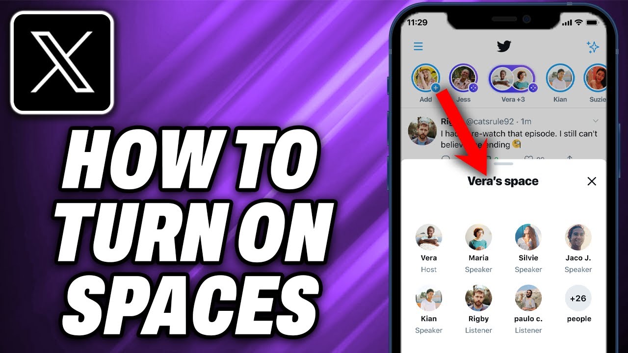 How To Turn on Spaces on X Twitter
