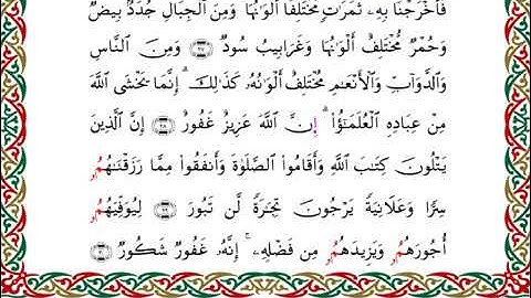 سورة فاطر برواية البزي عن ابن كثير ـ الشيخ أحمد ديبان