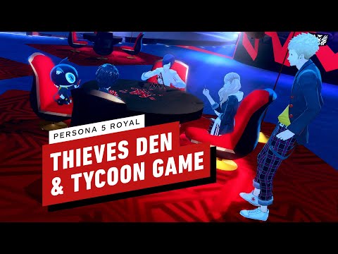 Persona 5 Royal Gameplay: Thieves Den And New Tycoon Card Game in 4K