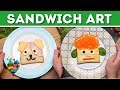 DIY Food Art For Kids: How To Make Sandwiches Smile | Toast Art Ideas | A+ hacks