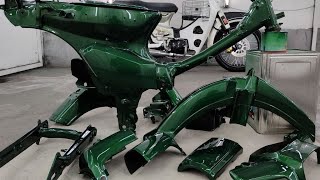Repaint Honda ex5 | Lotus Green done!!!!