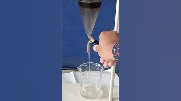 Separation of two immiscible liquids oil & Water using separating funnel chemistry demo | STD 7-10